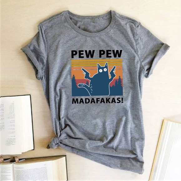 Short Sleeve Pew Maddakas T-Shirt European Size Top - Picture 15 of 15